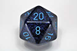 Chessex Würfel Kobalt 34mm D20 speckled für Rollenspiele