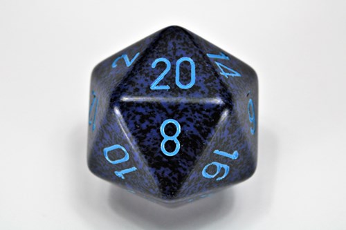 Chessex Würfel Kobalt 34mm D20 speckled für Rollenspiele