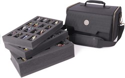 Enhance Gaming Tabletop Miniature Figure Satchel - Black (Small)