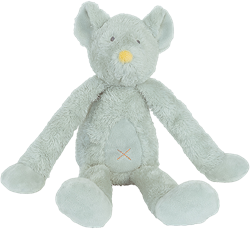 Happy Horse Kuscheltier Maus Mylo grün 32cm - weiches Babyspielzeug