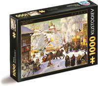 D-Toys Puzzle Boris Kustodiev Maslenitsa 1000 Teile Kunst-2