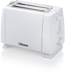 Tristar Toaster weiß 2 Scheiben mit Brötchenaufsatz und 6 Stufen
