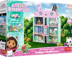 Brick Trick Bauset Gabby's Puppenhaus - kreatives Konstruktionsspielzeug