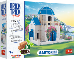 Brick Trick Bauset Santorini - kreatives Bauspielzeug bauen