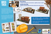 Brick Trick Bauset XL Baustelle - kreatives Spielzeug mit echten Ziegelsteinen-2