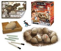 Buki Dino Eier Maxi Pack - entdecke 12 Dinosaurier Ausgrabungsset Spielzeug