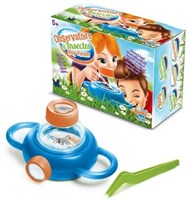 Buki Insektenbeobachter Lernspielzeug Lupe Beobachtungsbox für Kinder