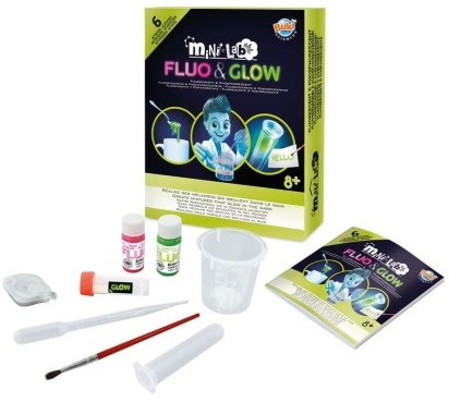 Buki Experimentierkasten Fluo & Glow - Wissenschaft Spielzeug Set für Kinder