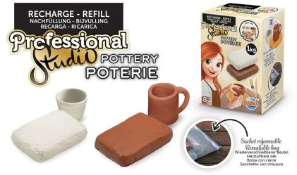 Buki professionelle Studio-Tonfüllung für Töpferei - 1 kg