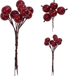 Home & Styling Dekostecker rot Weihnachtsdekoration Kunststoff