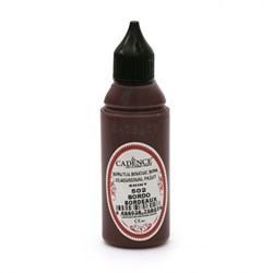 Cadence 3D Farbe Opaque 50 ml Bordeaux für kreative Projekte