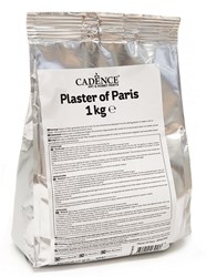 Cadence Gips Pulver 1 kg - kreatives Bastelmaterial für Figuren