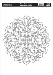 Cadence Textiltransfer Mandala Outline 25x35 cm - Textildekoration