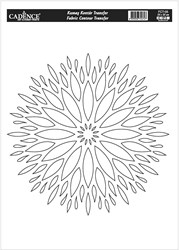 Cadence Textil Transfer Mandala Outline 25x35 cm - Textildekoration