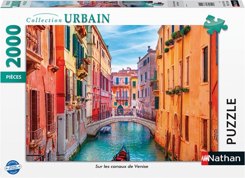 Nathan Puzzle Canals of Venice - 2000 Teile Erwachsene Puzzle-2