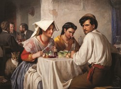 D-Toys Puzzle Carl Bloch In a Roman Osteria 1000 Teile Puzzle