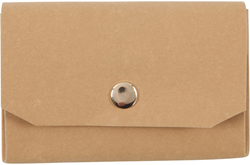 Creativ Company Geldbörse hellbraun - Faux Leather, robustes Lederpapier