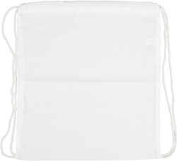 Creativ Company Baumwoll-Turnbeutel weiß mit Kordelzug 37x41 cm