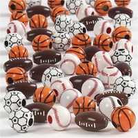 Creativ Company Perlen Sportbälle Kunststoff 11-15 mm Multicolor 45 gr