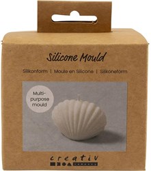 Creativ Company Silikon Gießform Muschel für kreative Bastelprojekte 6 cm