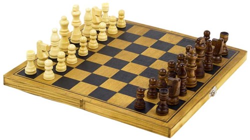 Chess Holz Schachspiel Strategie Brettspiel für Kinder und Erwachsene-2