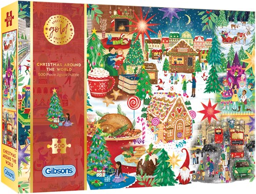 Gibsons Weihnachten auf der ganzen Welt - 500 Teile-2