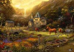 Grafika Puzzle Chuck Pinson - The Golden Valley - 1000 Teile Puzzle