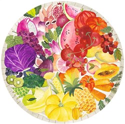 Ravensburger Puzzle Fruits and Vegetables - Rundpuzzle 500 Teile