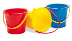 Dantoy Eimer Spielzeug mit Ausguss - Classic bunter Strand