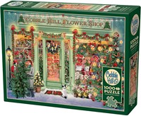 Cobble Hill Puzzle Weihnachten 1000 Teile Christmas Flower Shop Kartonpuzzle-2