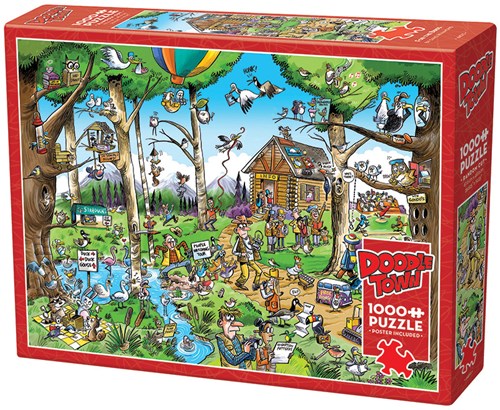 Cobble Hill DoodleTown: Paradies für Vogelbeobachter - 1000 Teile-2