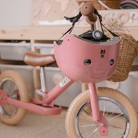 Trybike loopfiets Steel vintage roze - tweewieler