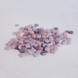 Colourful Mosaics Mosaiksteine Glas Mix Lila 100g Dekoration Basteln