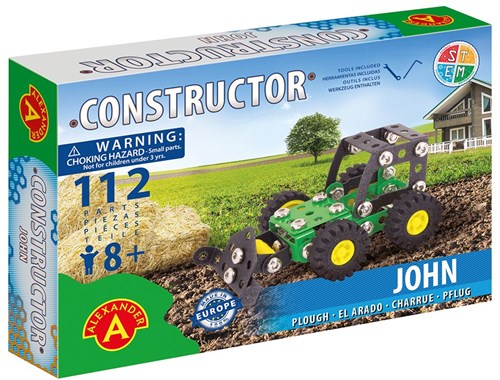 Alexander Toys Constructor – John (Schneepflug) – 112 Stück