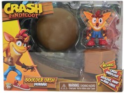 Bandai Crash Bandicoot Spielset Boulder Dash Diorama Dekoration