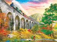 Gibsons Überquerung Des Glenfinnan-Viadukts - 1000 Teile