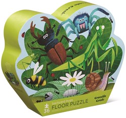 Crocodile Creek Bodenpuzzle Hinterhof Bugs - 36 Stücke