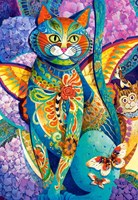 Castorland Puzzle Feline Fiesta - 1500 Teile Katzen Motiv