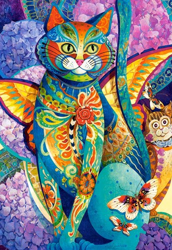 Castorland Puzzle Feline Fiesta - 1500 Teile Katzen Motiv