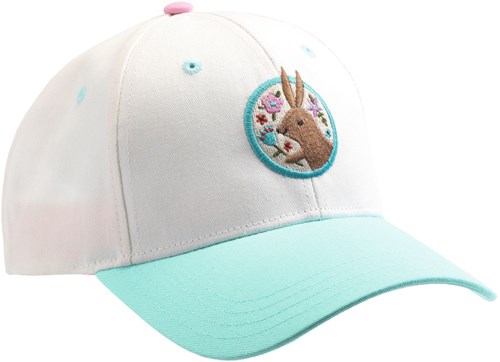 Djeco Kinderkappe Hase - bunte Mütze mit Hasenmotiv für Kinder