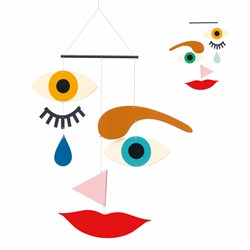 Djeco Baby Mobile Expression - Holzmobile FSC 100% Design
