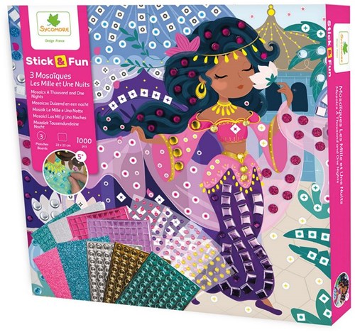Sycomore Mosaik Spielzeug Stick'N Fun - Les milles et une nuits ab 5 Jahren