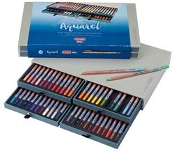 Bruynzeel Aquarellstifte Set 48 Stück Farbstifte für Kinder und Erwachsene