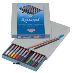 Bruynzeel Aquarellstifte Set - 12 Farben für kreatives Zeichnen