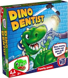 HTI Dino Dentist Spiel - interaktives Dinosaurier-Spielzeug für Kinder
