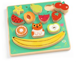 Djeco Holzpuzzle Puzz & Boom Happy - Balancespiel für Kinder