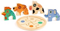 Djeco Holzpuzzle Hund - Lernspielzeug FSC 100%-2