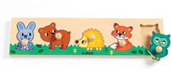 Djeco Holzpuzzle Forest'n'co - FSC 100% Waldtiere Spielzeug