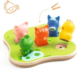 Djeco Holz-Soundpuzzle Caconimo - Lernspielzeug FSC