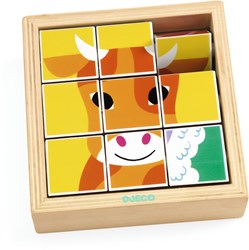 Djeco Holzpuzzle Animoroll - FSC 100% nachhaltiges Spielzeug